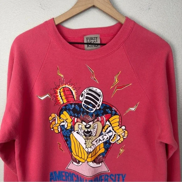 Vintage Looney Tunes Tasmanian Devil 1994 Sweatshirt - Picture 2 of 11